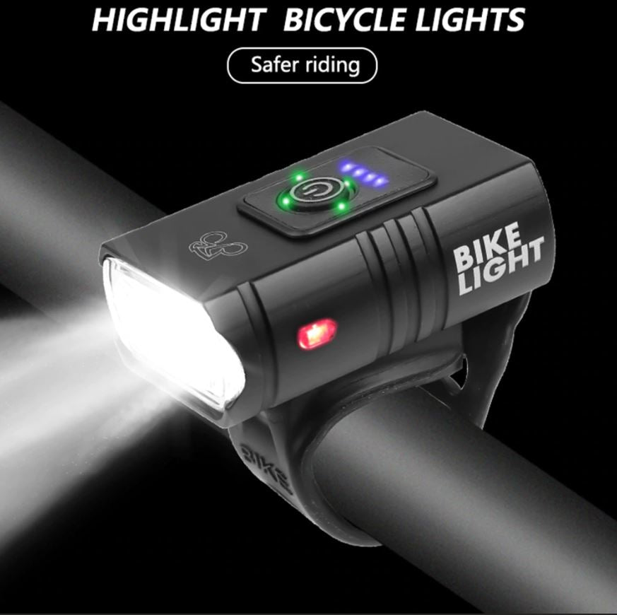 Luz Recargable Y10 para Bicicleta USB 1000 LM Delantera - Bike Sprint